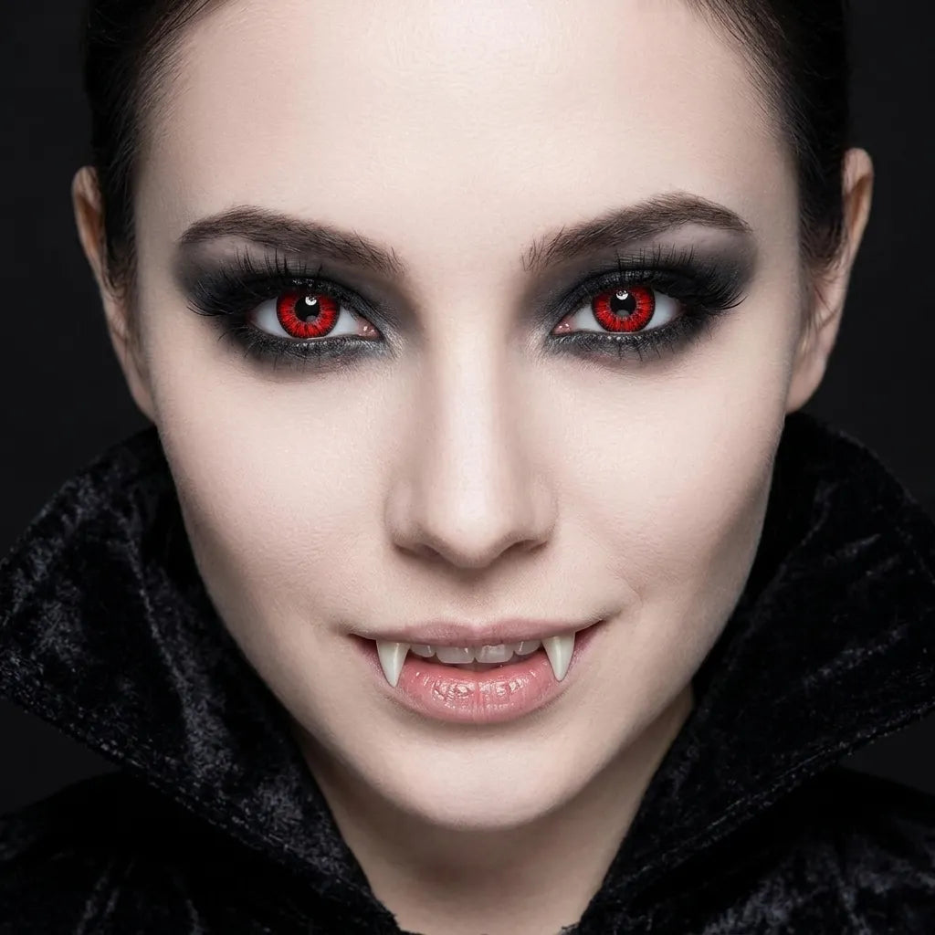 Lentille Halloween Rouge Unique