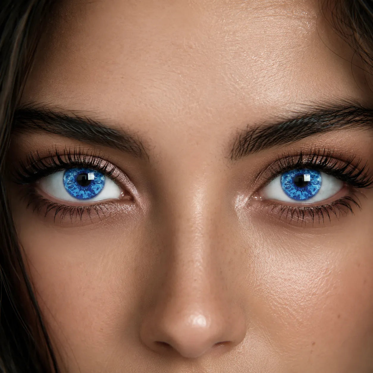 Lentilles Bleues Halloween féerique