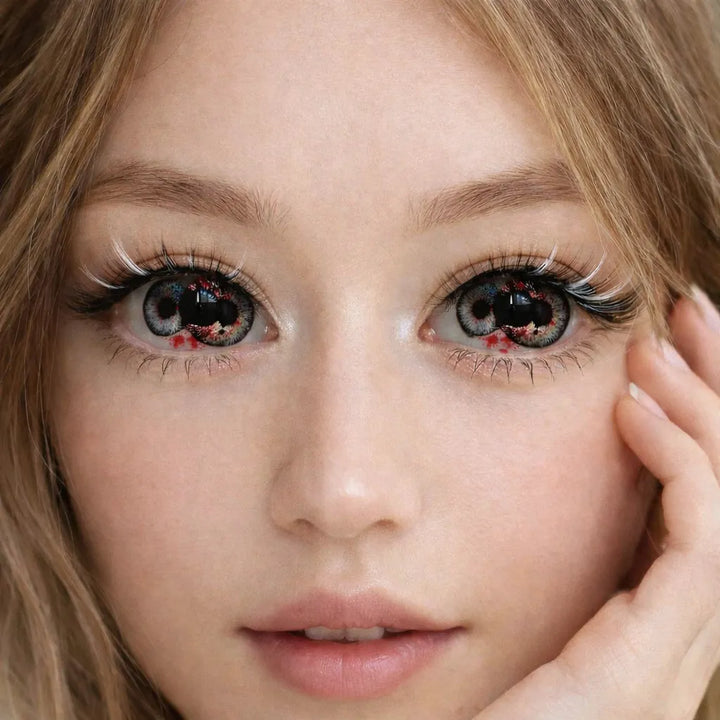 Lentilles Double Iris Effrayantes