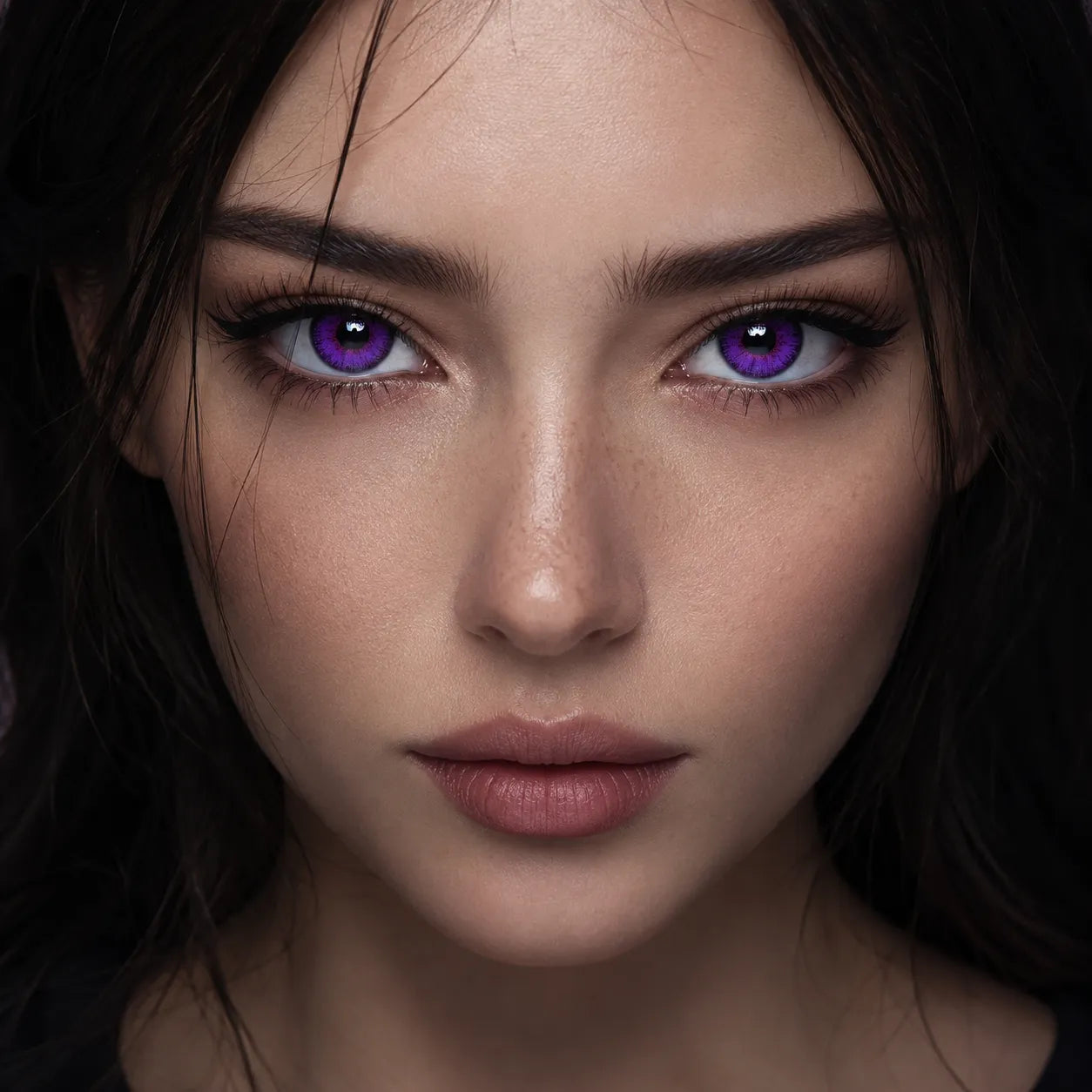Lentilles Halloween Violettes mystérieux