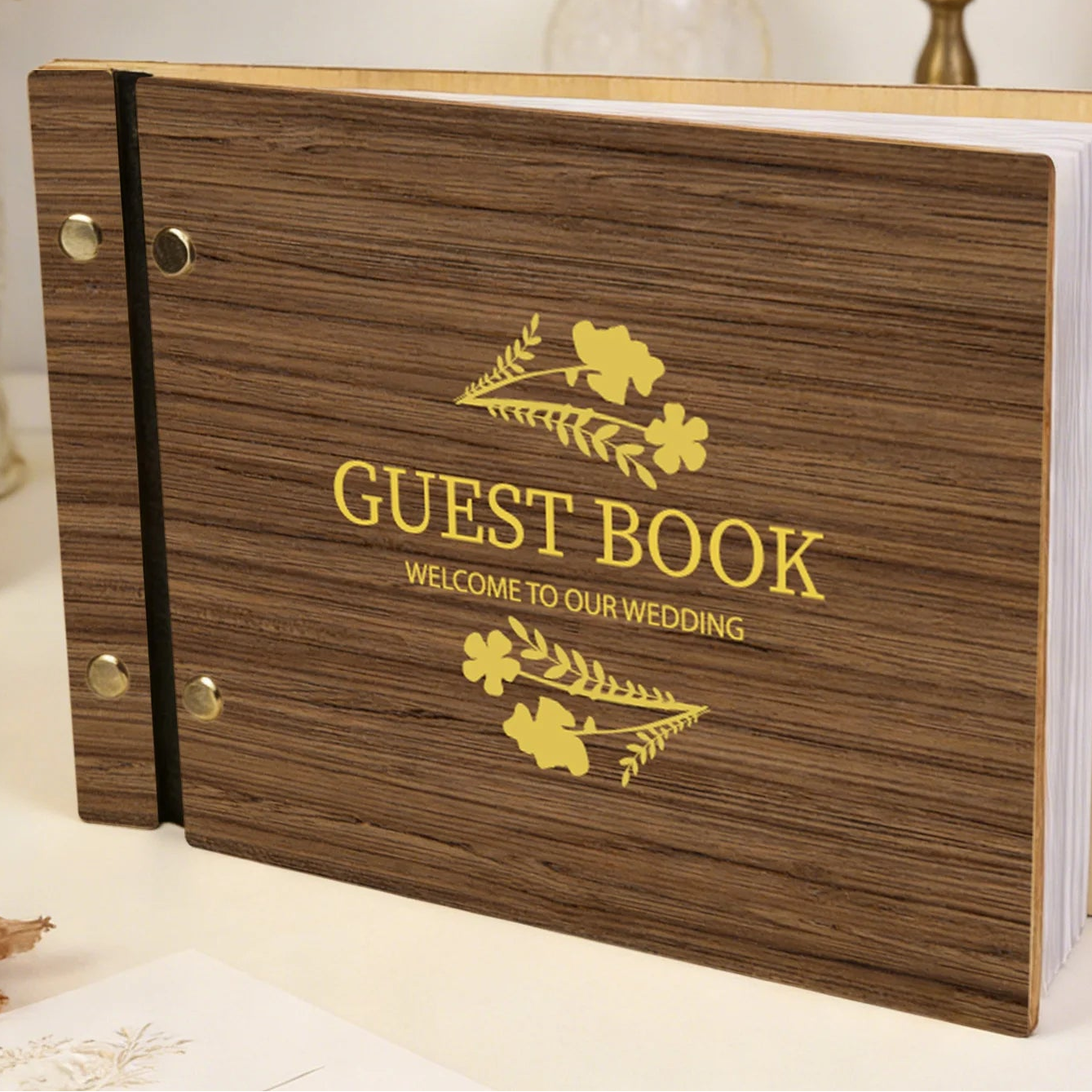 Livre d’Or Elégant Mariage Original