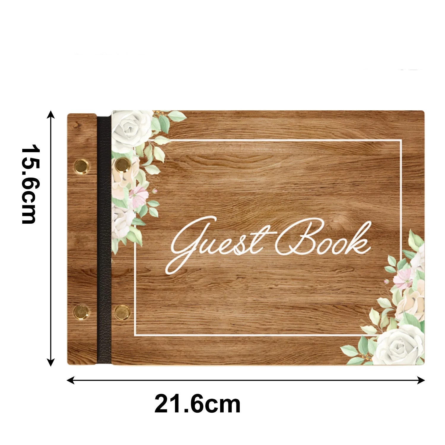 Livre d’Or Mariage Elégant Floral Détails
