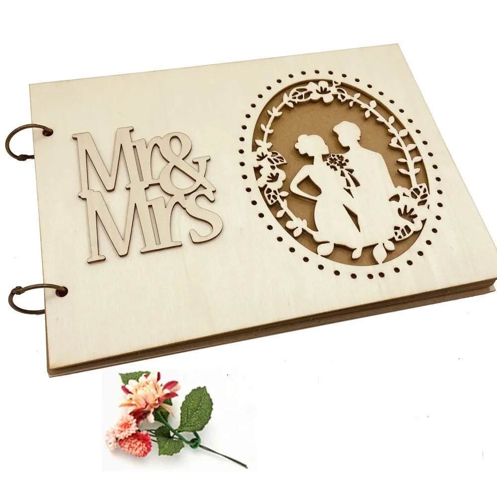 Livre d’Or Mariage Rustique Unique