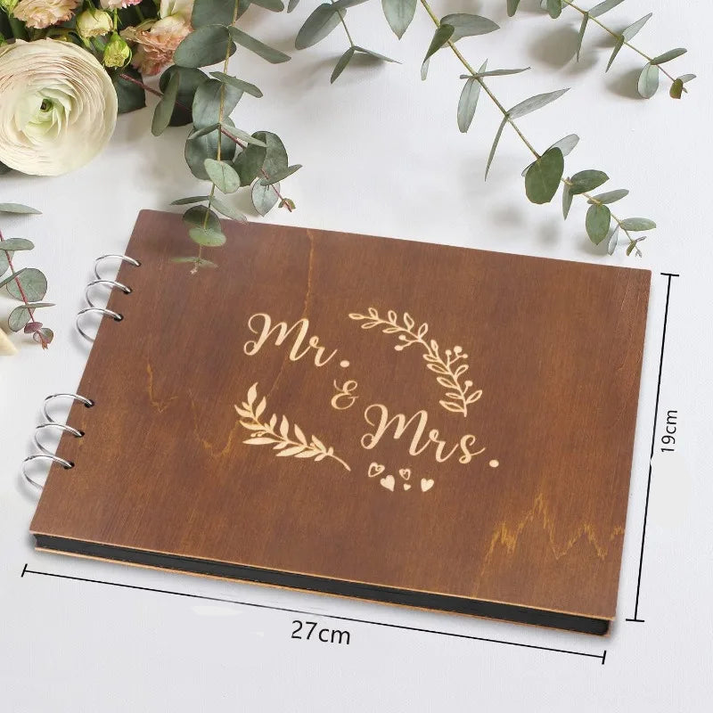 Livre d’Or Mariage en Bois Classe