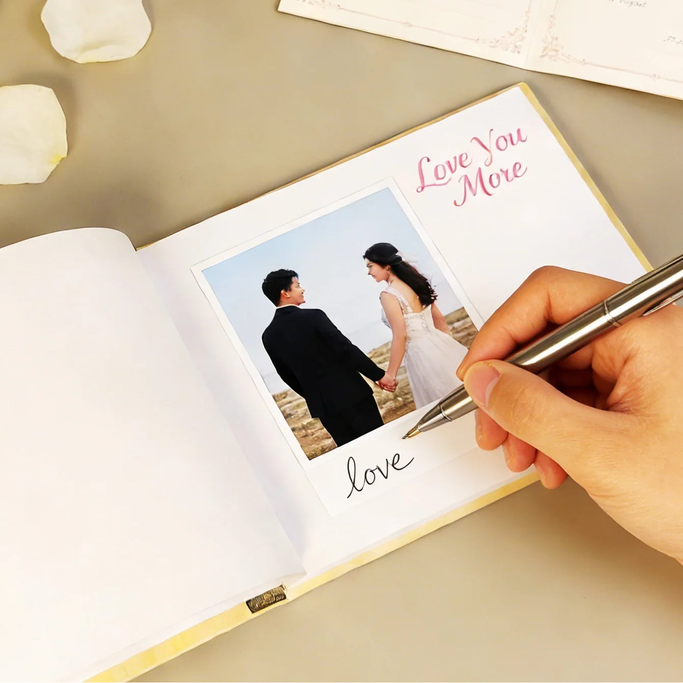 Livre d’Or en Bois Chic Unique
