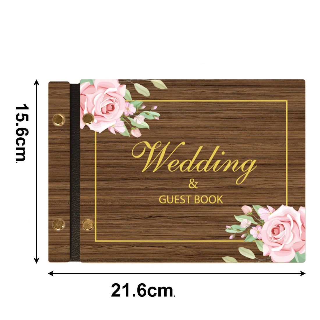 Livre d’Or en Bois à Fleurs Détails