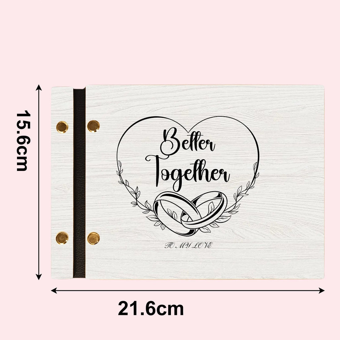 Llivre d’Or “Better Together” Détails