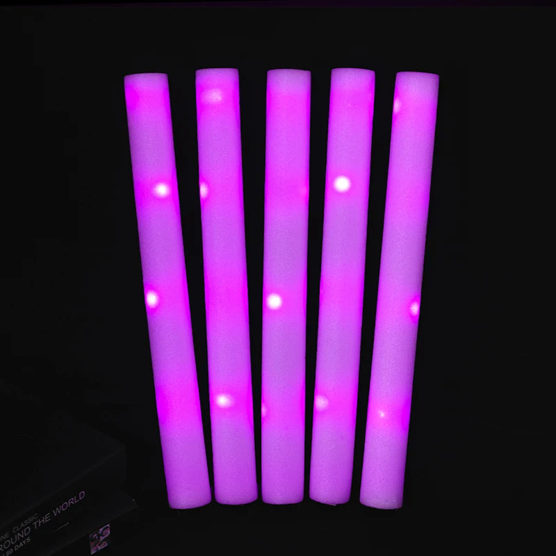 Lot de Bâtons Lumineux LED Rose Moderne