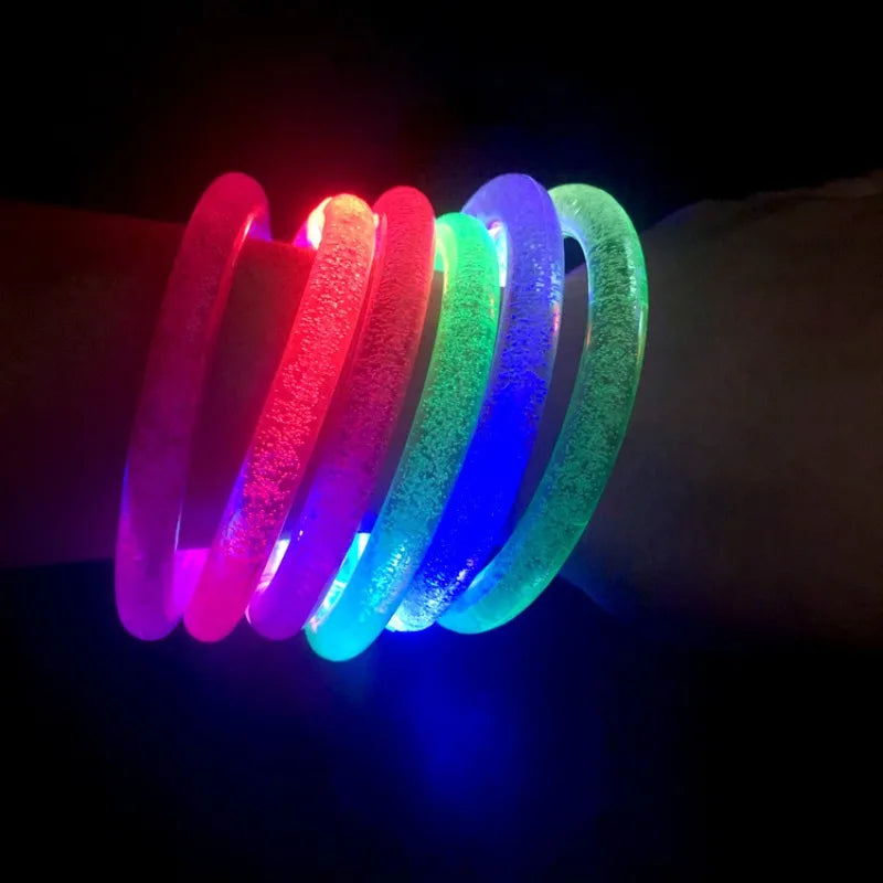 Lot de Bracelet Lumineux en Acrylique Colorée