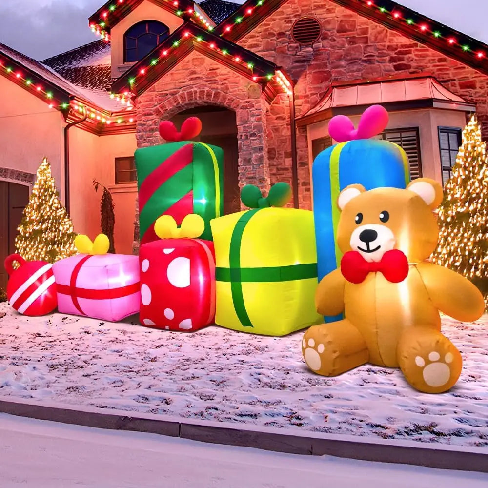 Lot de Cadeaux Gonflables Noël Design