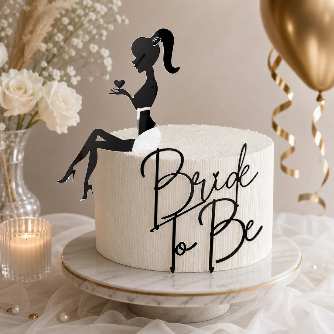 Lot de Cake Topper EVJF Chic