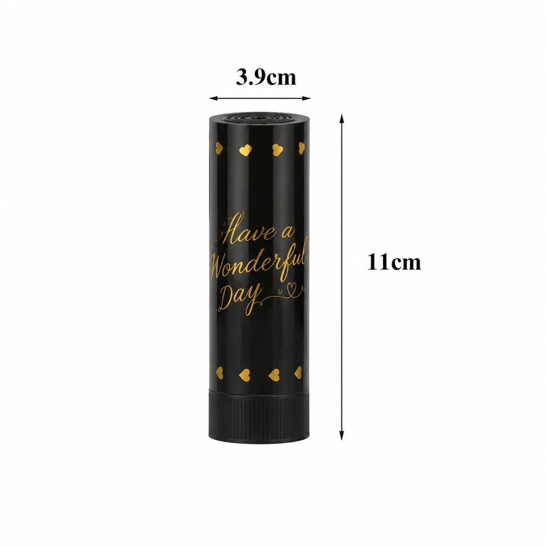 Lot de Canons à Confettis Noirs et Blancs Moderne