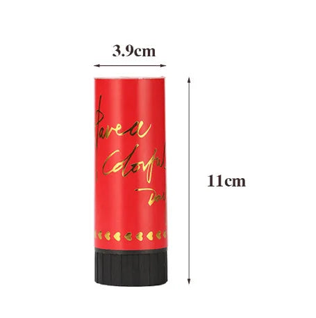 Lot de Canons à Confettis Rouges Moderne