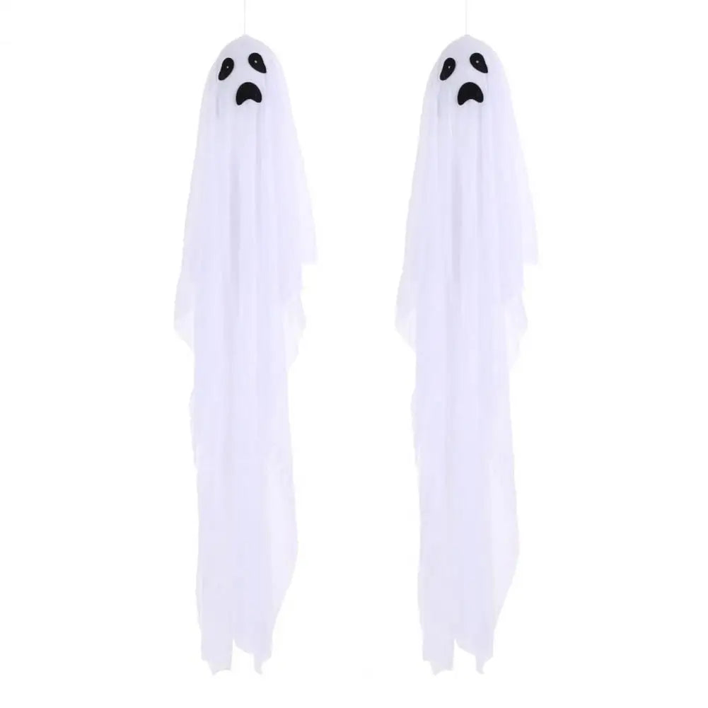Lot de Fantômes Décoratifs Halloween Blanc