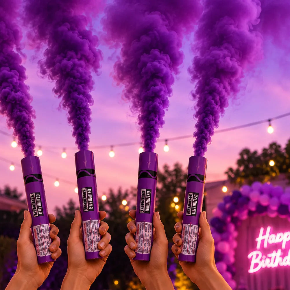 Lot de Fumigènes Torche Violets