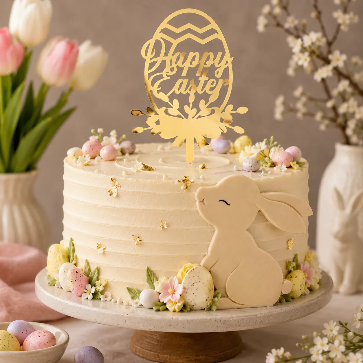 Lot de Toppers Œuf de Pâques Unique