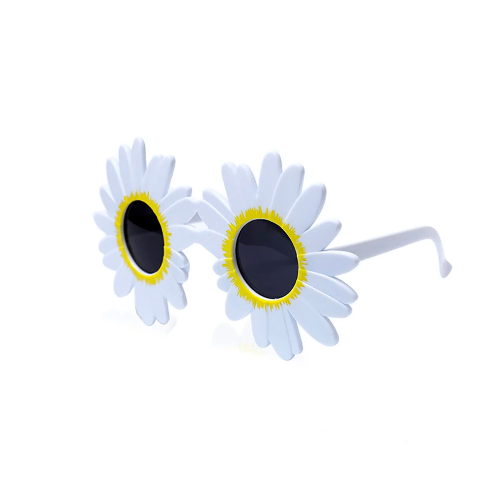 Lunettes Fleur pour Photobooth Minimaliste