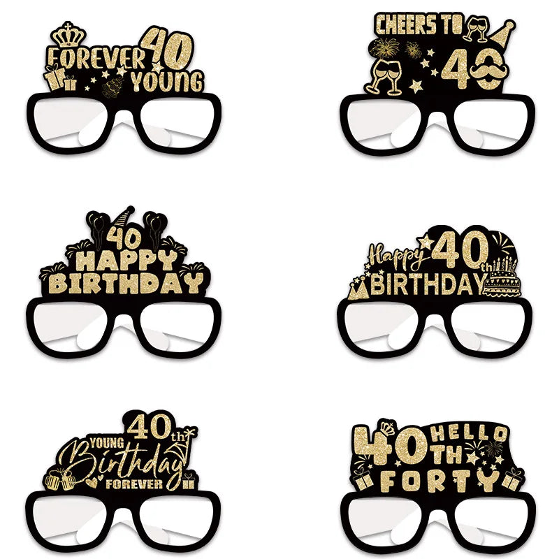 Lunettes Photobooth 40 Ans Unique