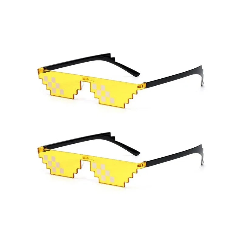Lunettes Photobooth Jaune Original Unique