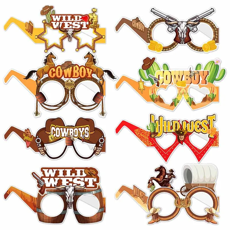 Lunettes Selfie Cowboy Festive