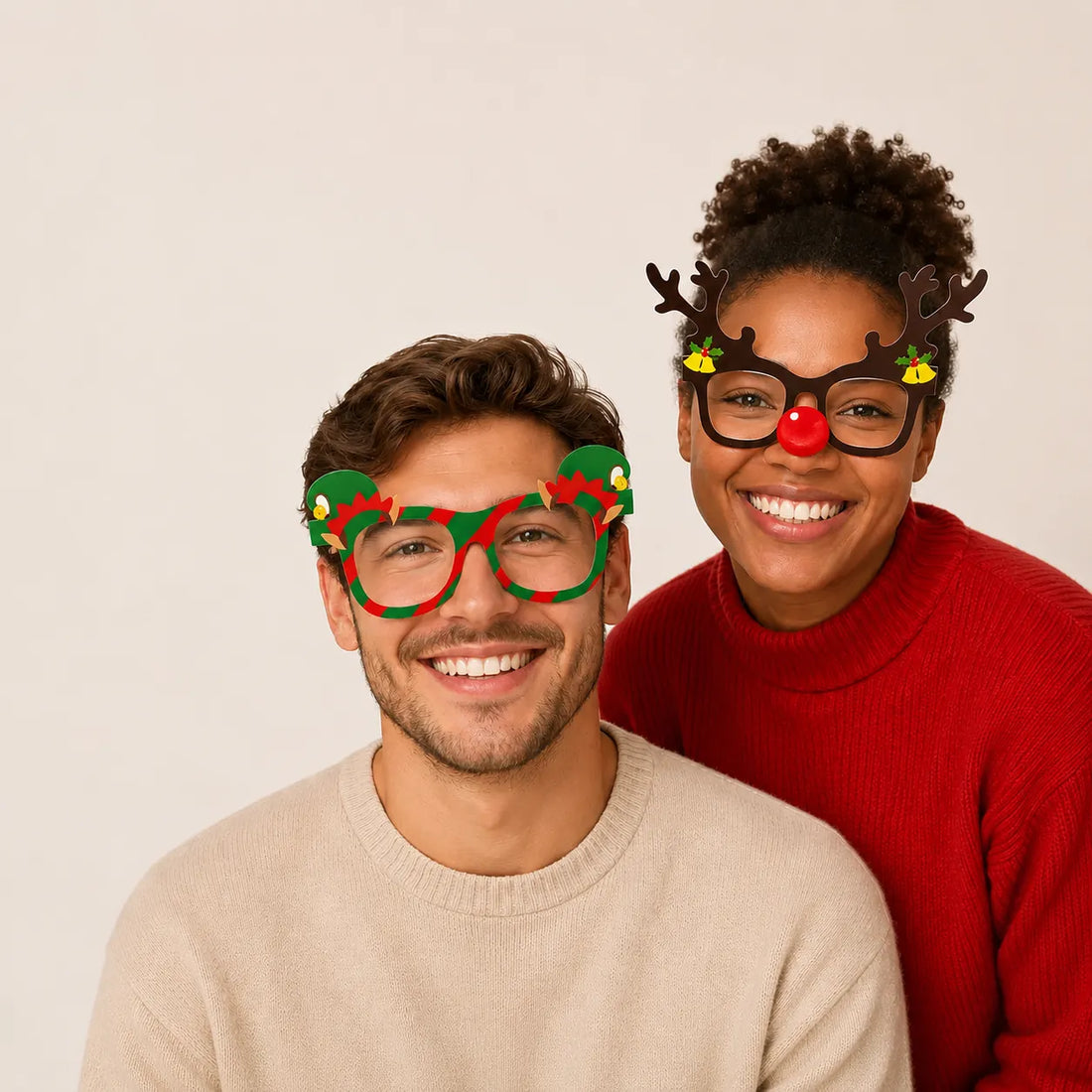 Lunettes Selfie Noël Unique
