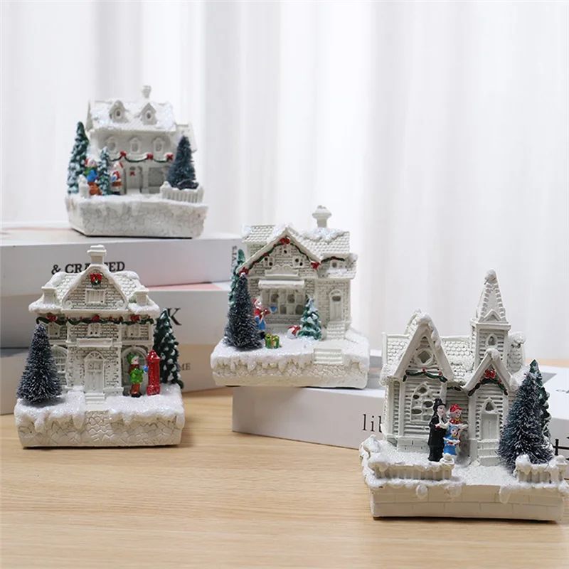 Maison Village de Noël Hiver Lumineuse 
