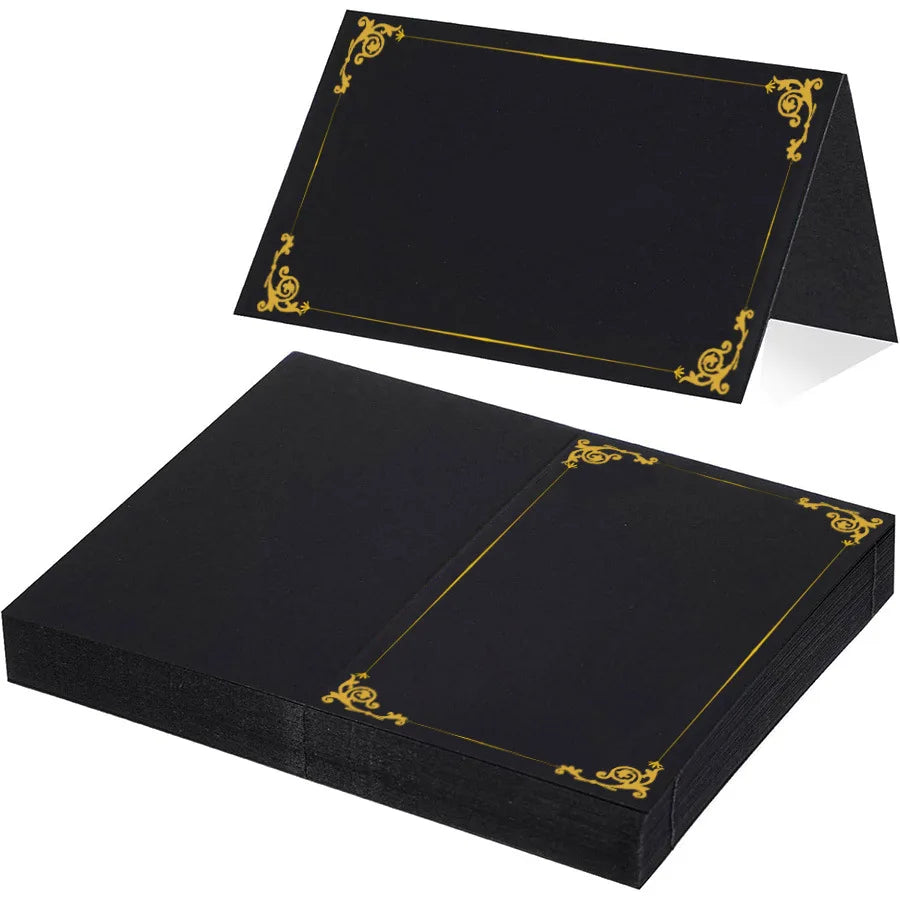 Marque Place Mariage Noir Plié Unique