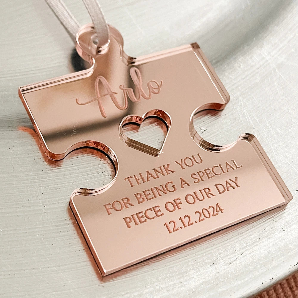 Marque Place Mariage Puzzle Rose Gold Unique