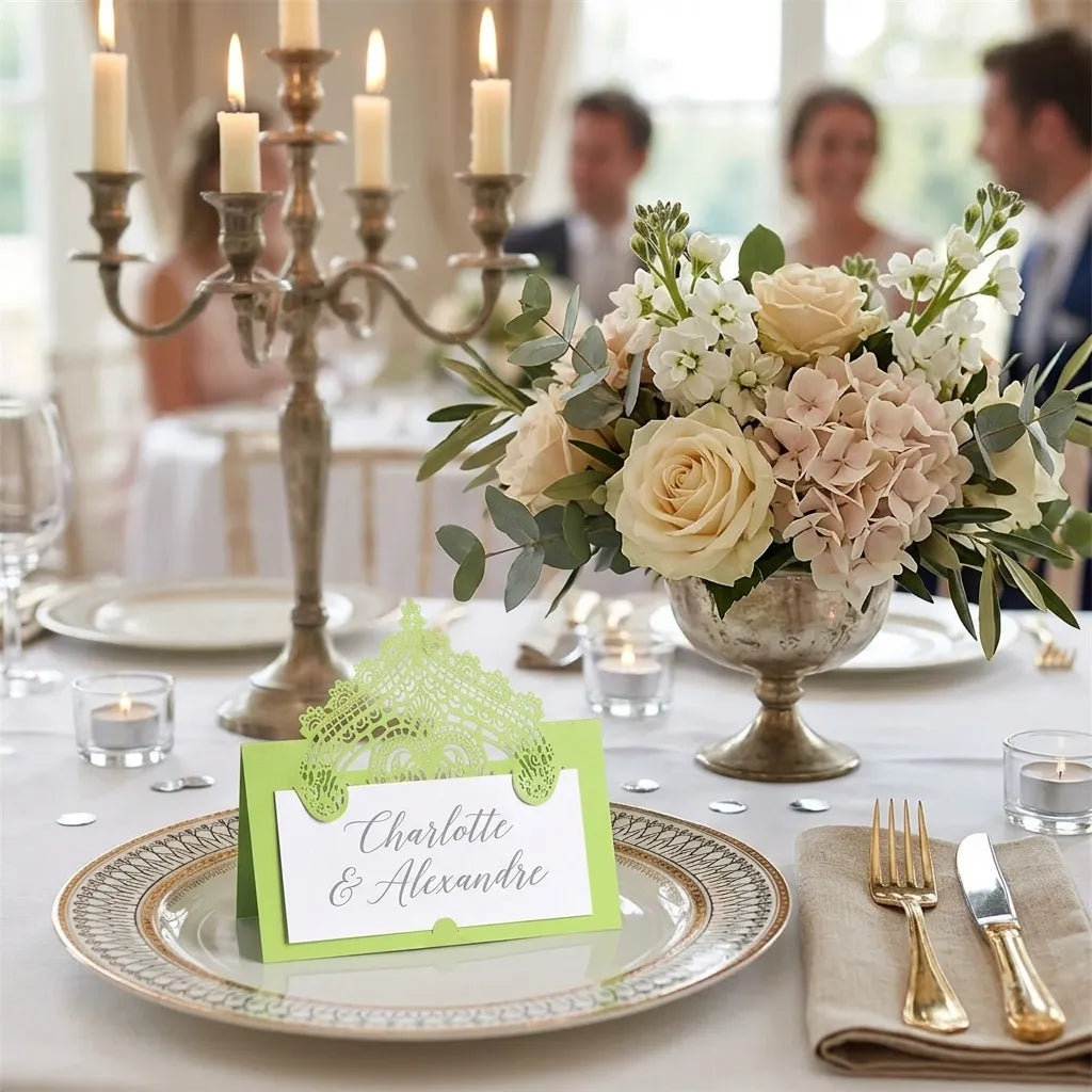Marque Place Mariage en Carton de Qualité Unique