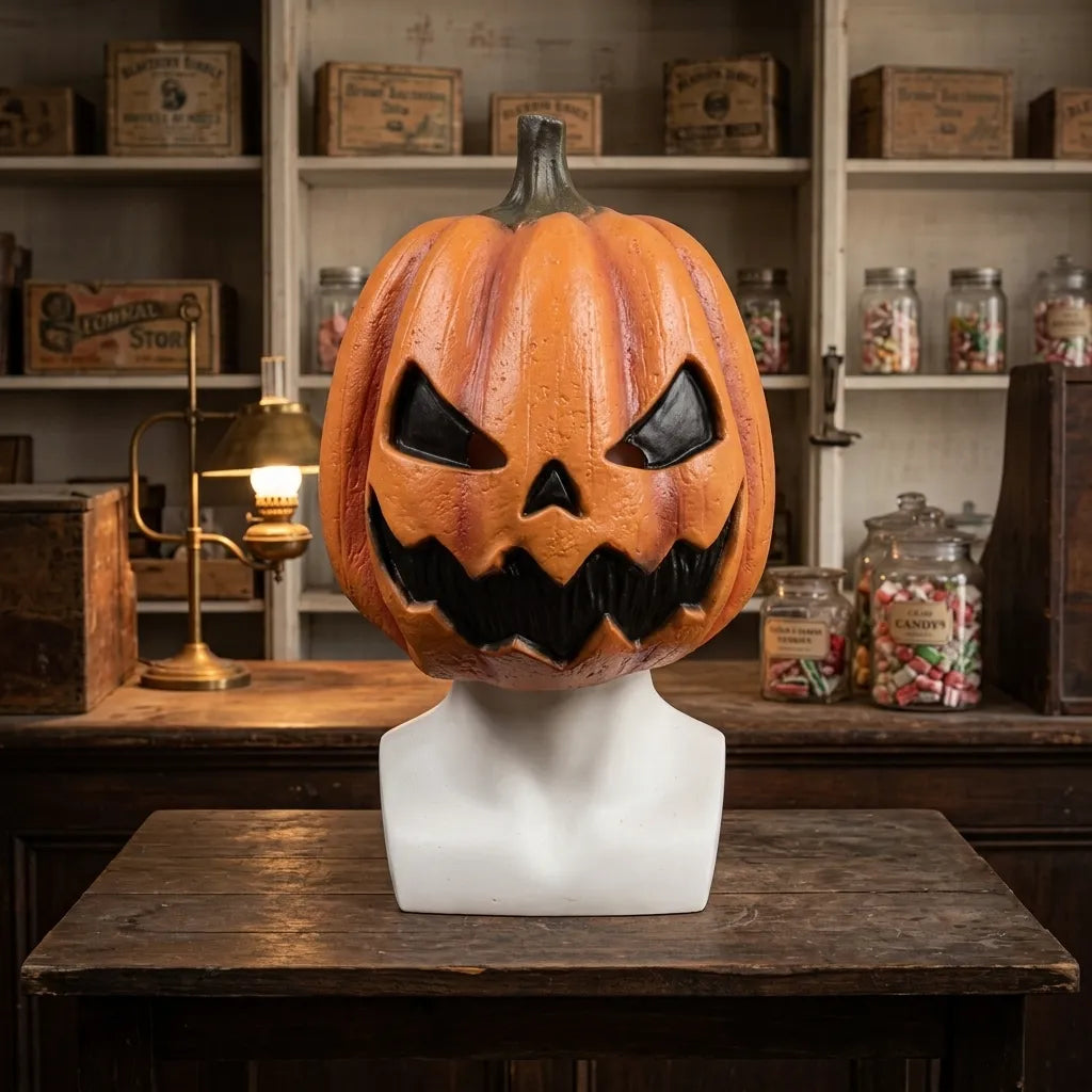 Masque Citrouille Halloween Unique