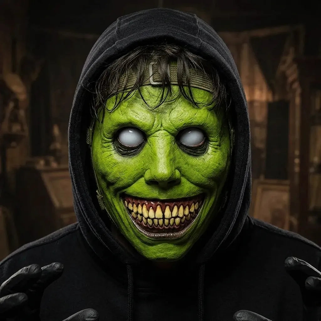 Masque Monstre Vert terrifiant