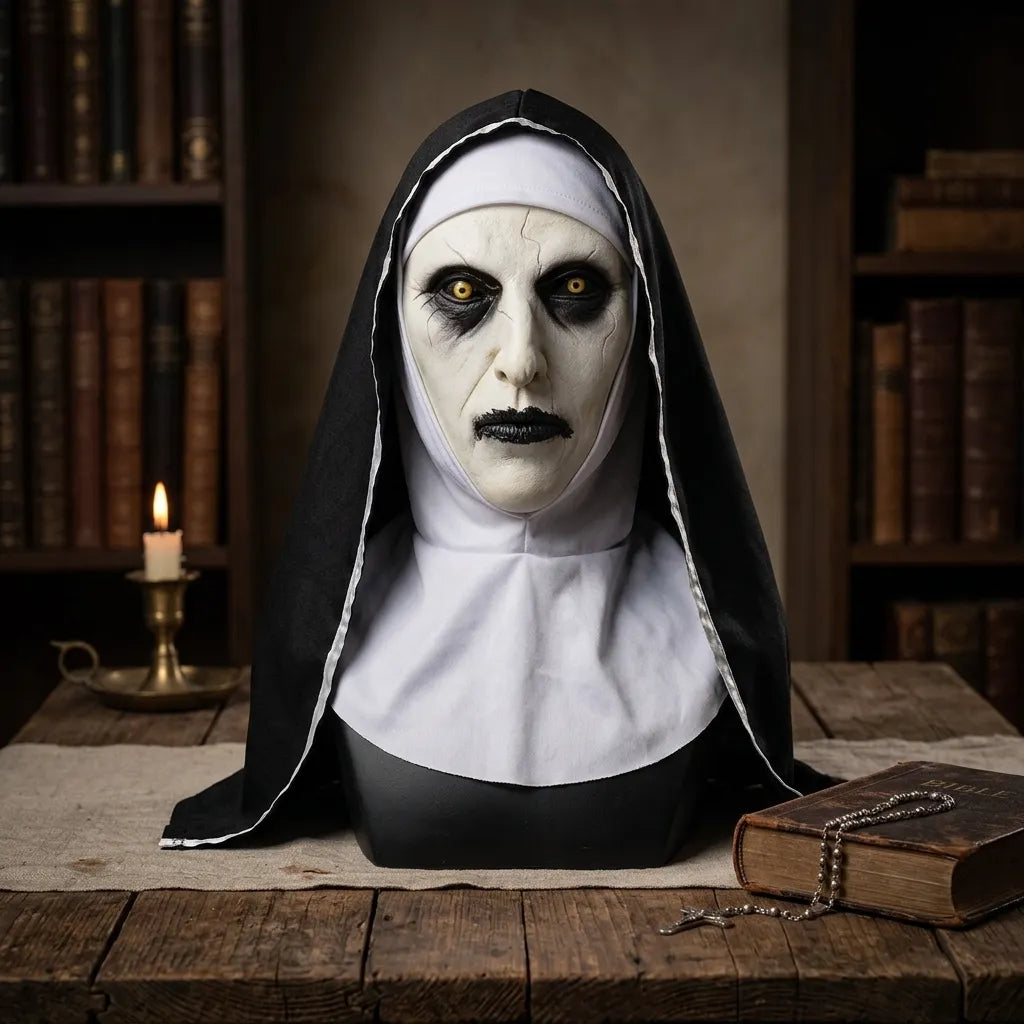 Masque Nonne Effrayante Halloween Unique