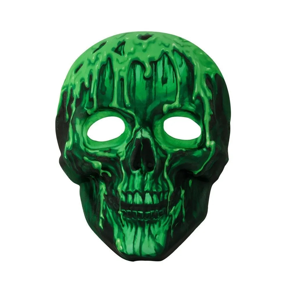 Masque Squelette Vert Fluorescent Unique