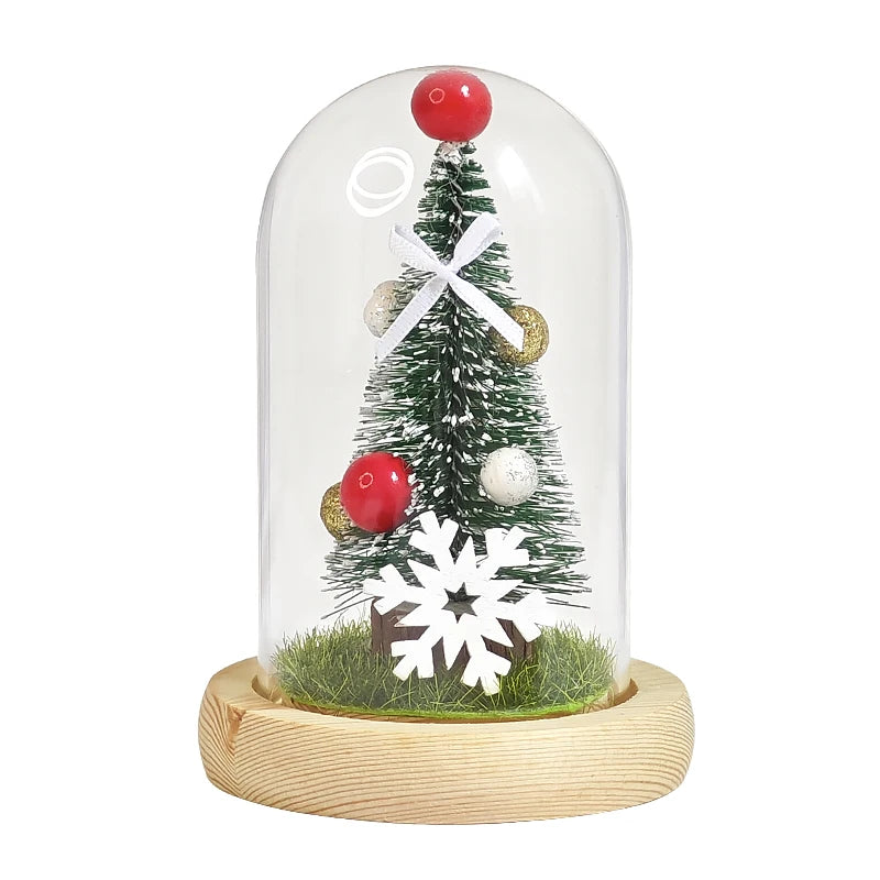 Mini Sapin Artificiel sous Cloche