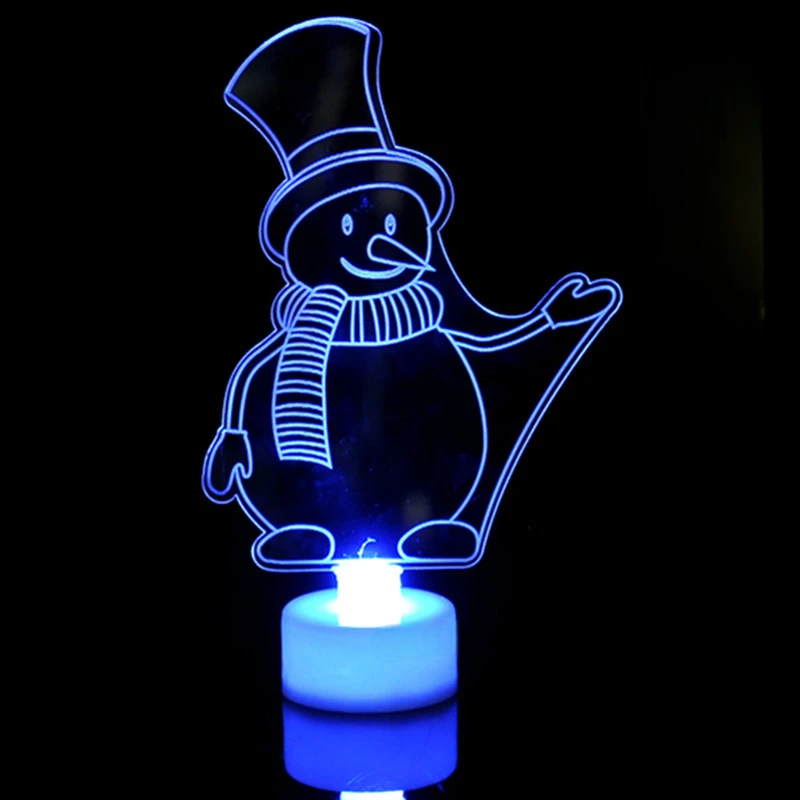 Mini Veilleuse Bonhomme de Neige