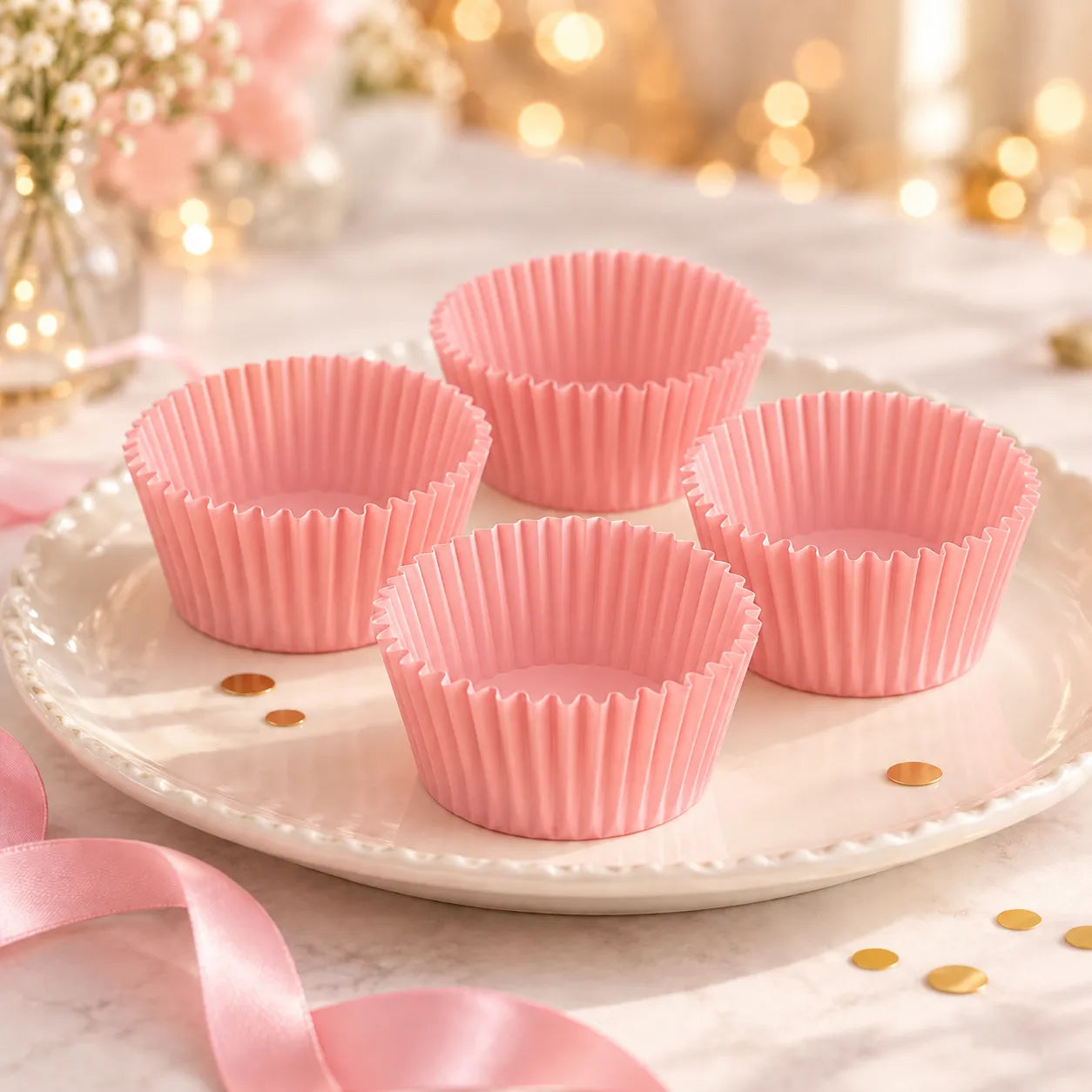 Moule Cupcake Rose Bonbon douce