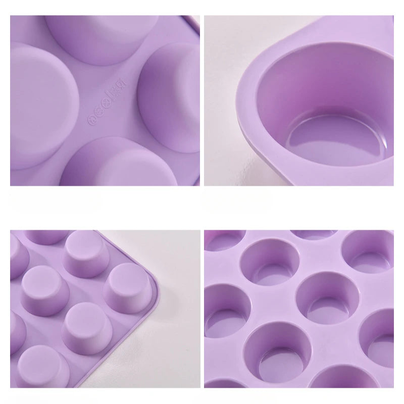 Moule à Cupcakes en Silicone Minimaliste