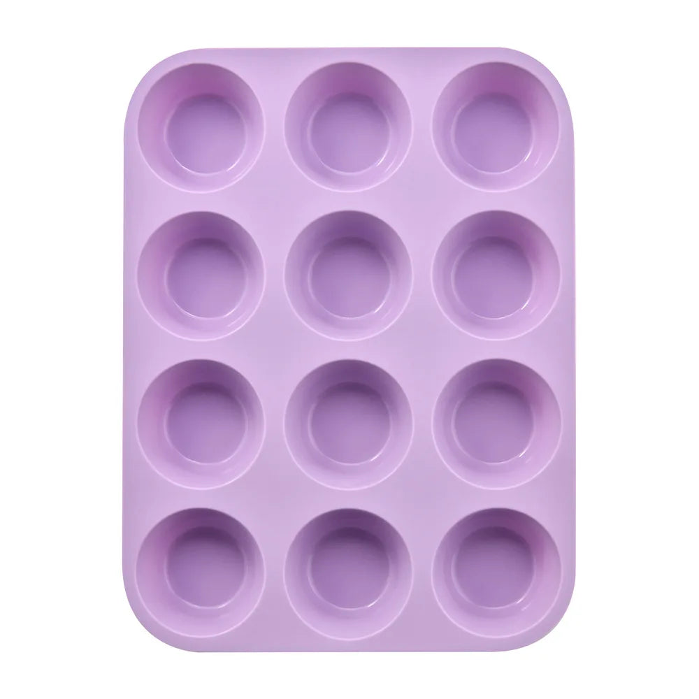 Moule à Cupcakes en Silicone Pratique