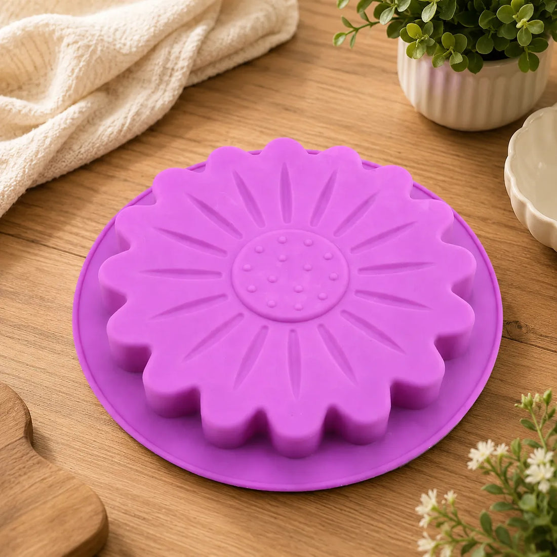 Moule Floral à Gâteau Festive
