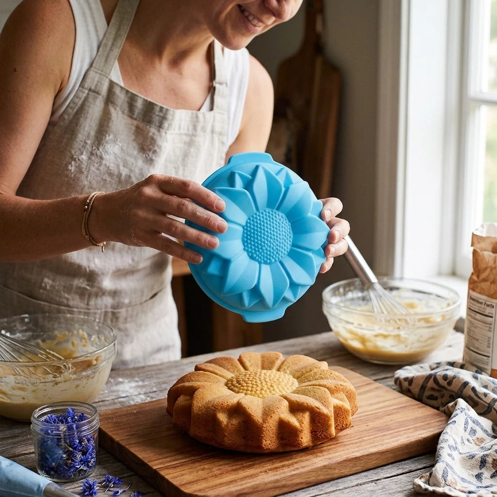 Moule à Gâteau Fleur en Silicone