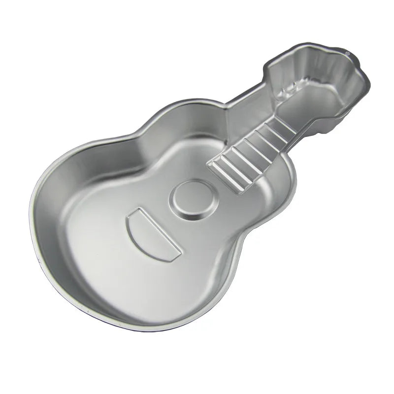 Moule Gâteau Guitare en Alu Elégant