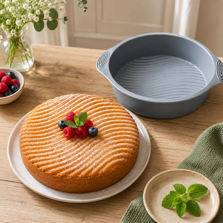 Moule à Gâteau Rond en Silicone