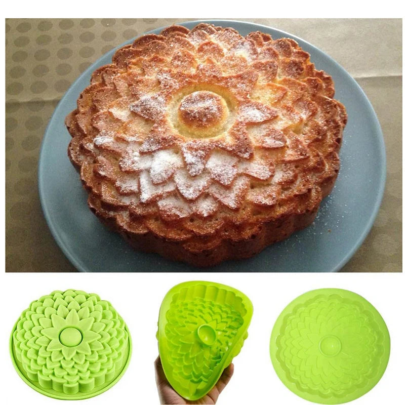 Moule à Gâteau Silicone Fleur Souple
