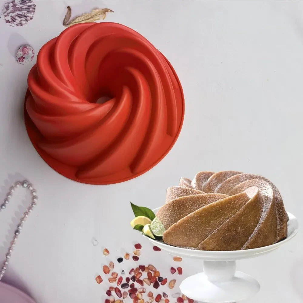 Moule à Gâteau Spirale en Silicone Gourmand