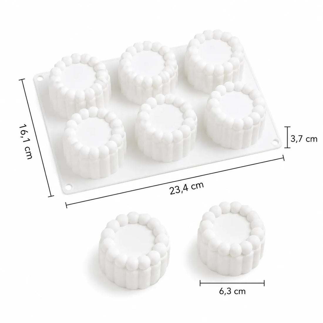Moule Silicone à Petits Gâteaux Pratique