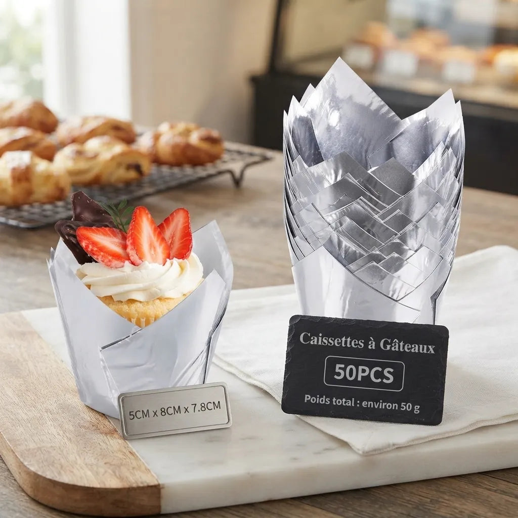 Moule pour Muffin Argenté Design