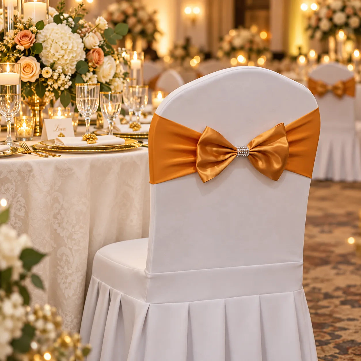 Nœud Papillon Décoratif pour Chaise Mariage original
