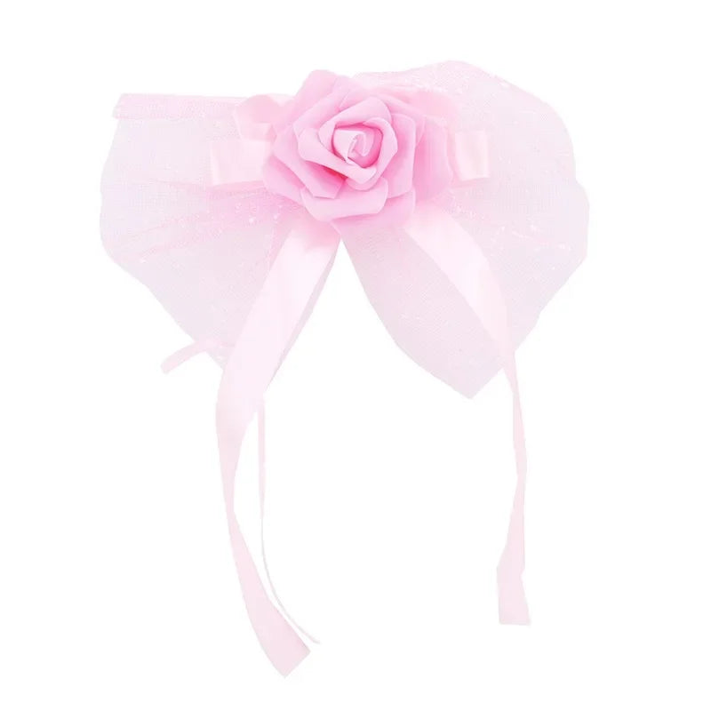 Nœud à Ruban Rose Déco Voiture Unique
