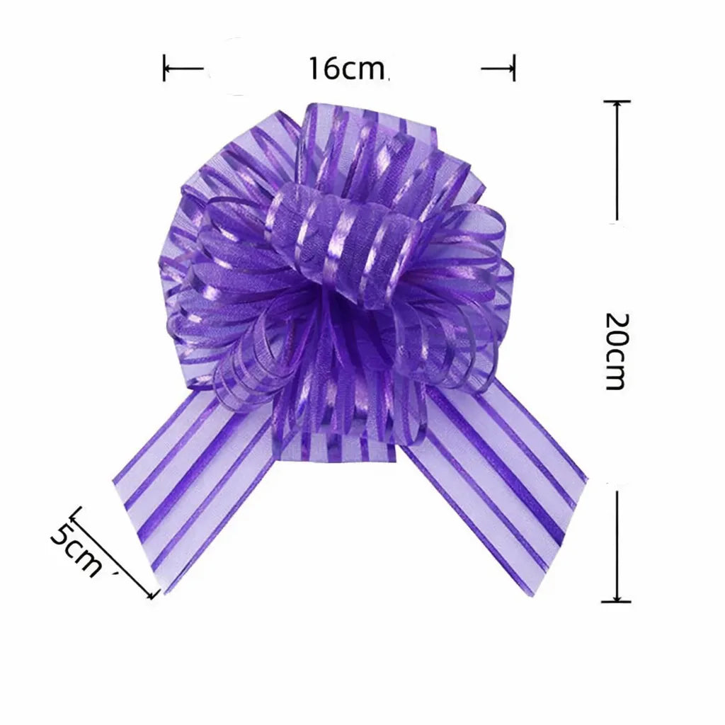 Nœud Violet Déco Voiture Dimensions
