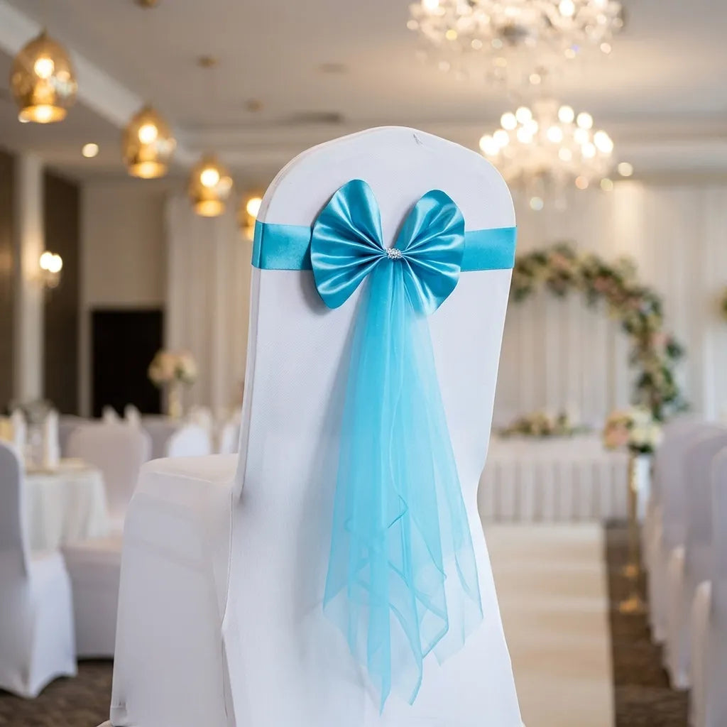 Nœud de Chaise Bleu à Voile Jolie